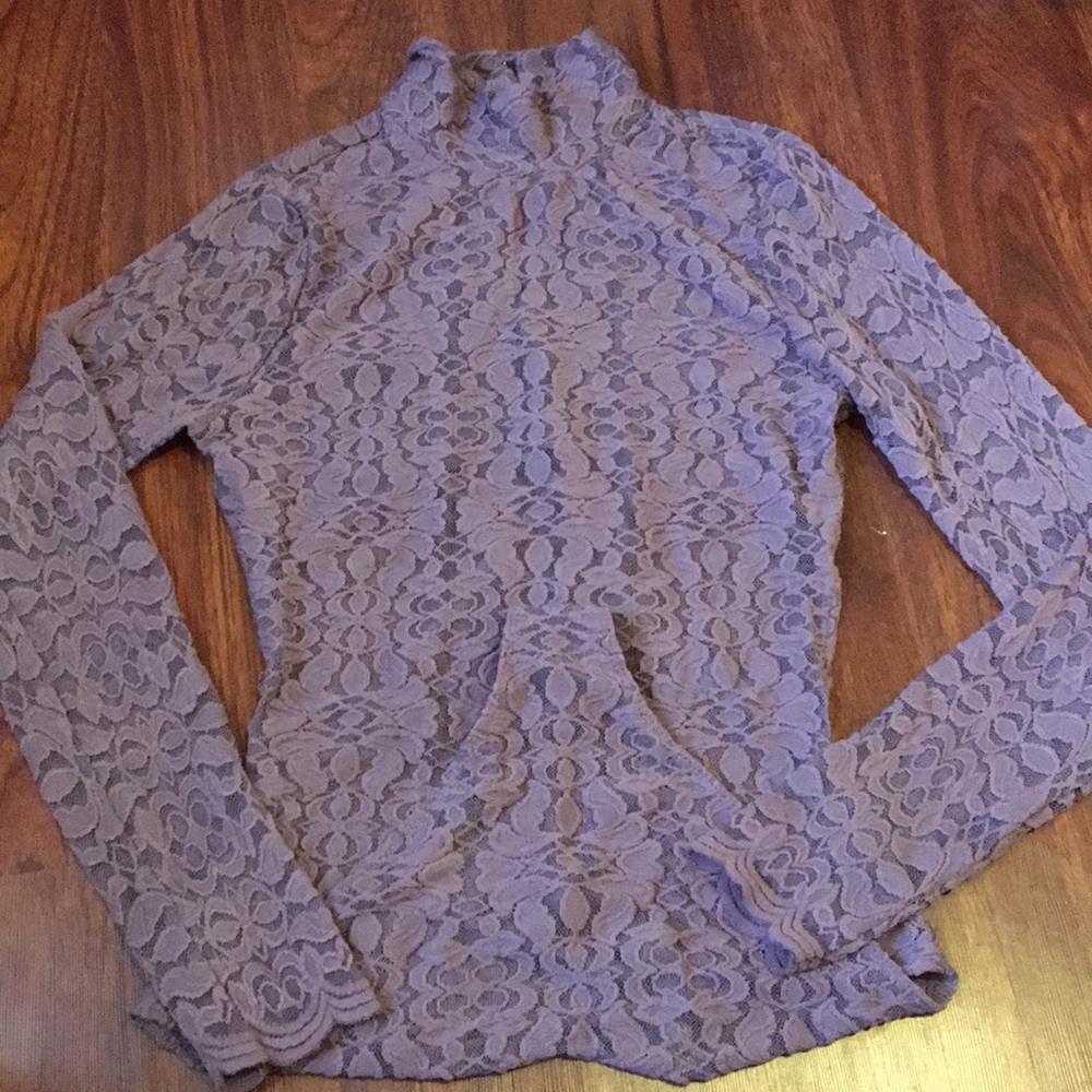NWT long sleeved lace body suit